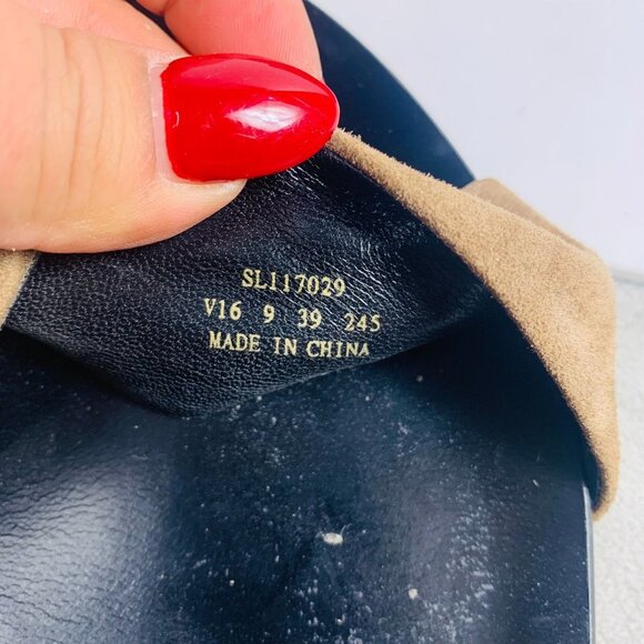 #4 STELLA LUNA Brown Leather Sandals Ankle Wrap 39 8 - Picture 5 of 11